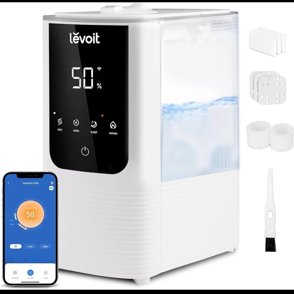 White Humidifier with Smart Control